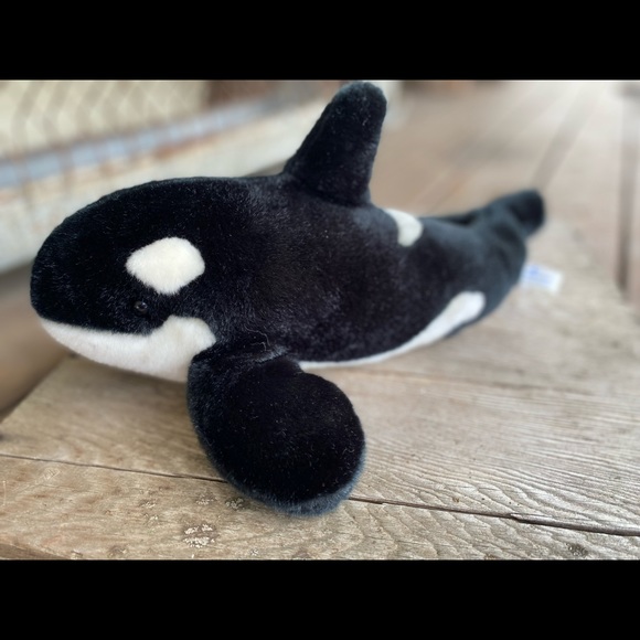 Seaworld Shamu Plush Orca Killer Whale Plush Stuffed Animal Souvenir - Picture 2 of 4